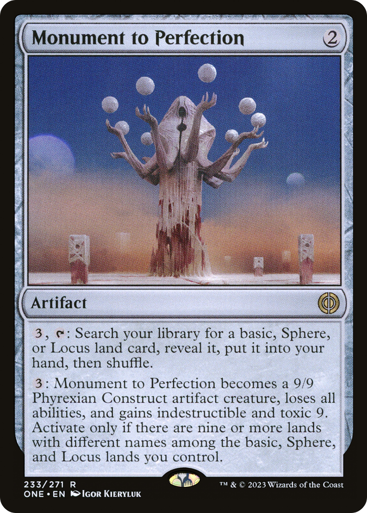 Monument to Perfection [Phyrexia: All Will Be One] | Fandemonia Ltd