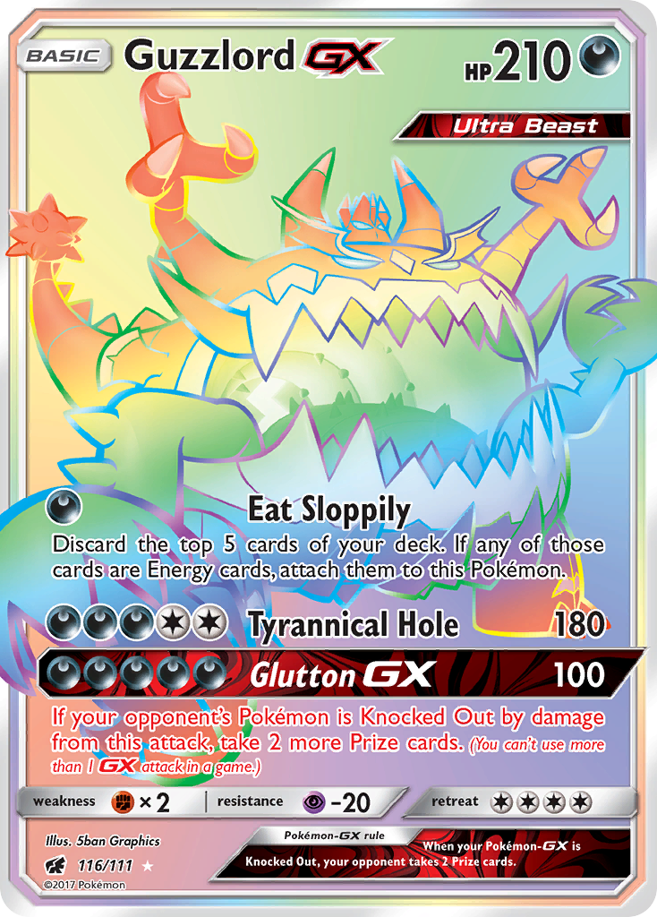 Guzzlord GX (116/111) [Sun & Moon: Crimson Invasion] | Fandemonia Ltd