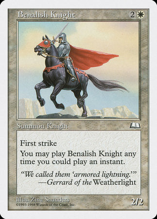 Benalish Knight [Anthologies] | Fandemonia Ltd