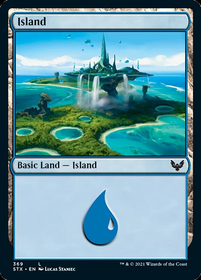 Island (#369) [Strixhaven: School of Mages] | Fandemonia Ltd