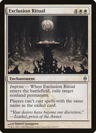 Exclusion Ritual [New Phyrexia] | Fandemonia Ltd