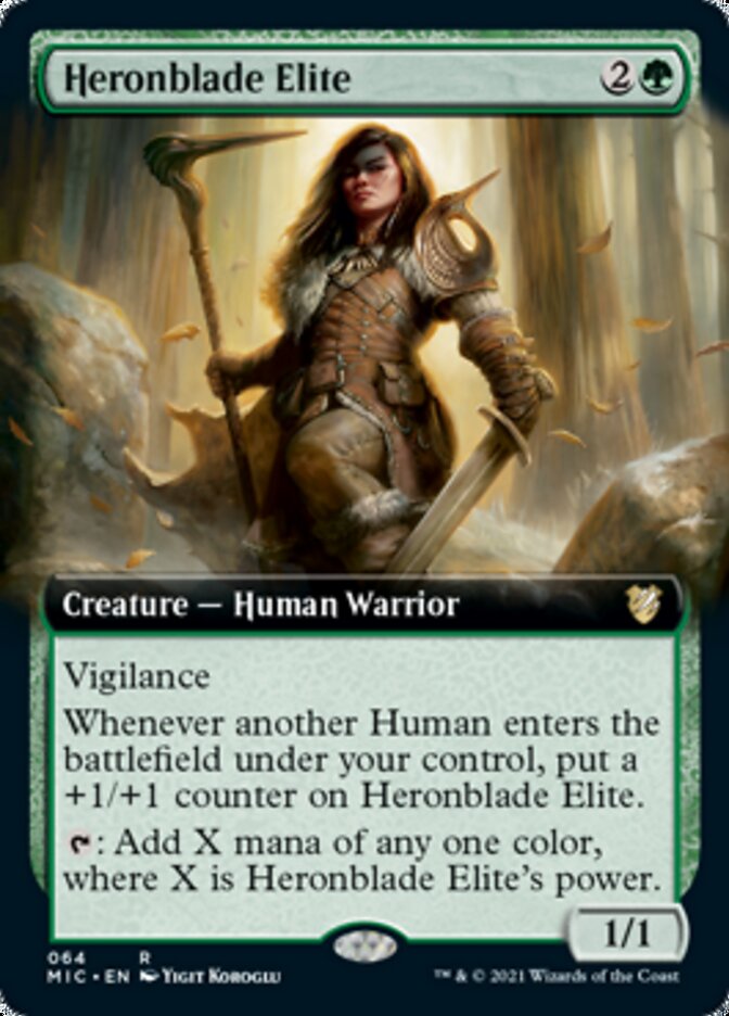 Heronblade Elite (Extended) [Innistrad: Midnight Hunt Commander] | Fandemonia Ltd