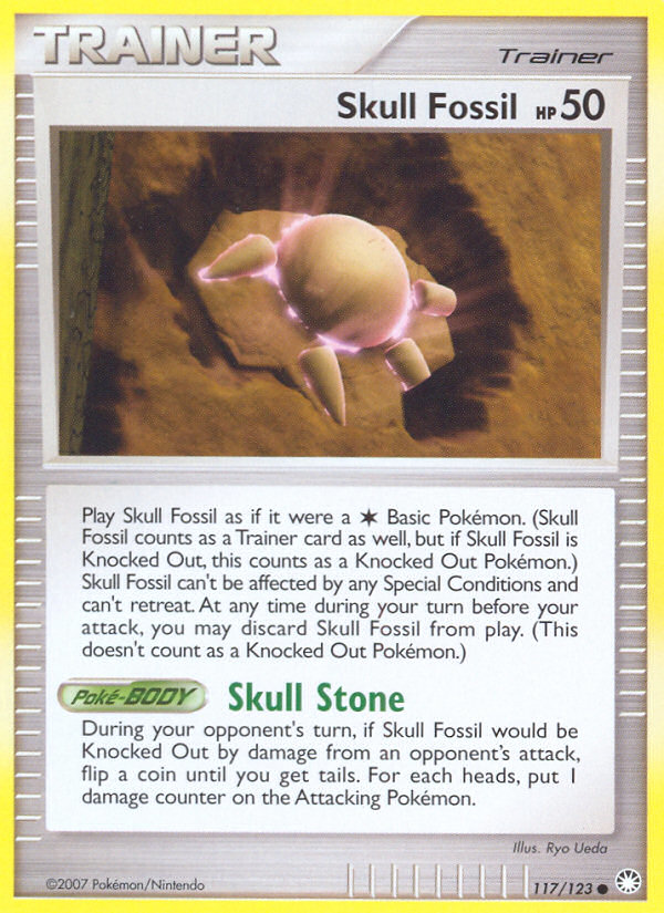 Skull Fossil (117/123) [Diamond & Pearl: Mysterious Treasures] | Fandemonia Ltd