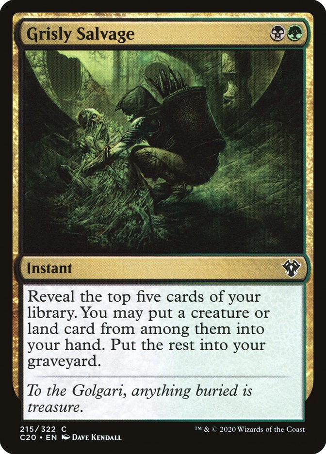 Grisly Salvage [Commander 2020] | Fandemonia Ltd