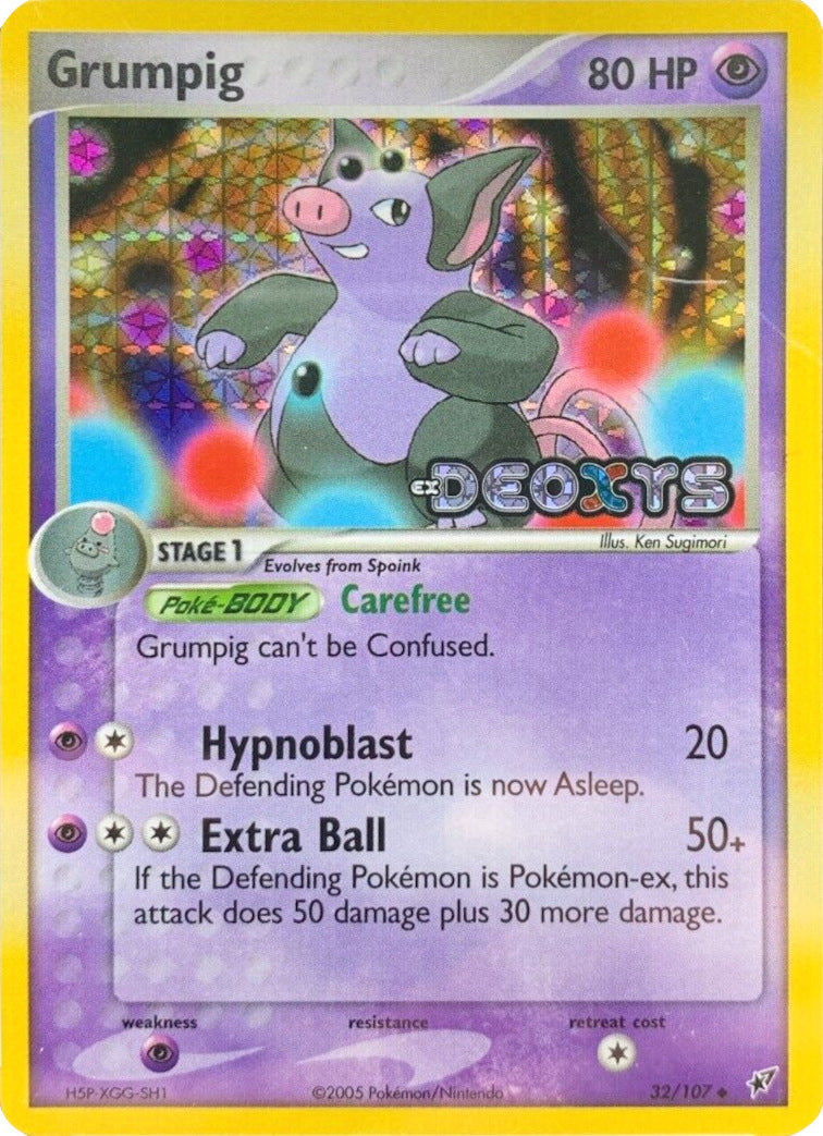 Grumpig (32/107) (Stamped) [EX: Deoxys] | Fandemonia Ltd