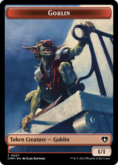 Saproling // Goblin Double-Sided Token [Commander Masters Tokens] | Fandemonia Ltd