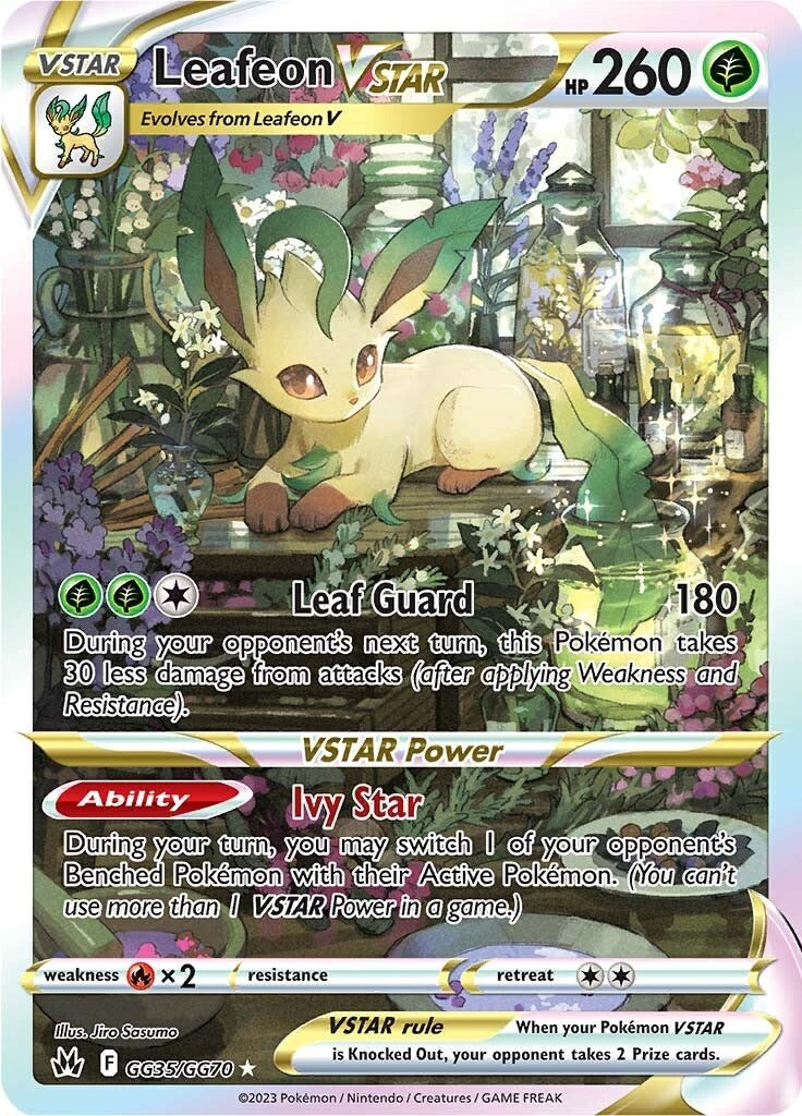 Leafeon VSTAR (GG35/GG70) [Sword & Shield: Crown Zenith] | Fandemonia Ltd