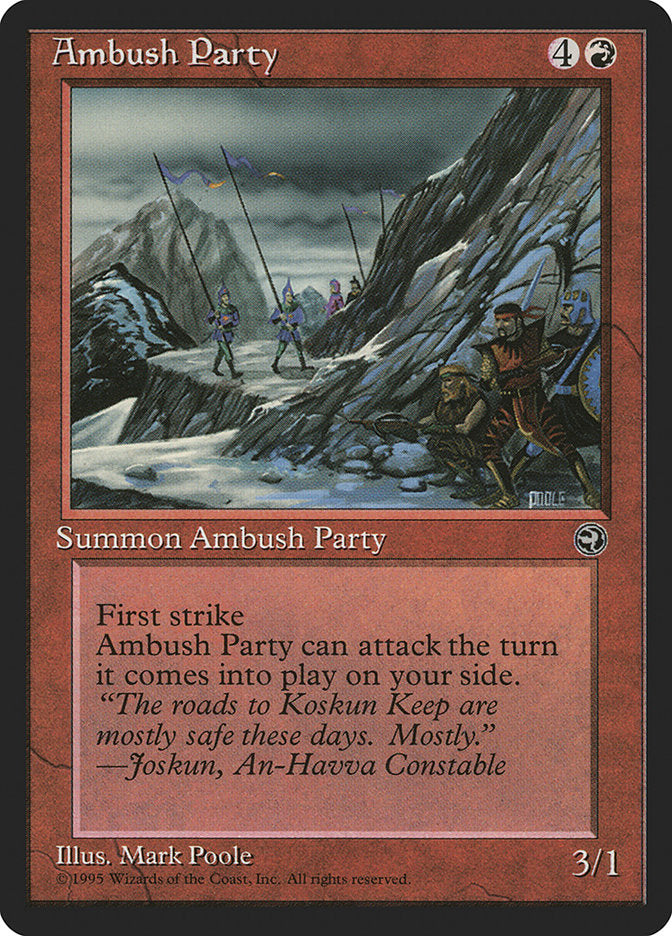 Ambush Party (Joskun Flavor Text) [Homelands] | Fandemonia Ltd