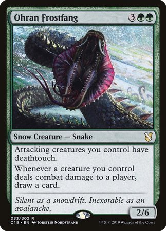 Ohran Frostfang [Commander 2019] | Fandemonia Ltd