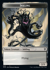 Warrior // Inkling Double-sided Token [Commander Legends: Battle for Baldur's Gate Tokens] | Fandemonia Ltd