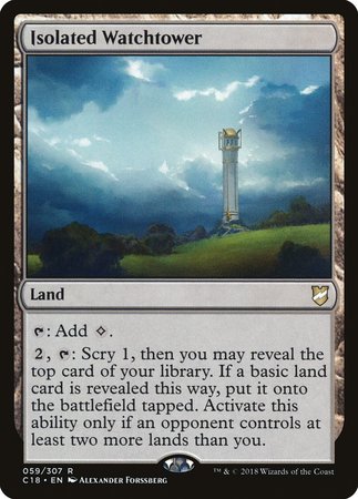 Isolated Watchtower [Commander 2018] | Fandemonia Ltd