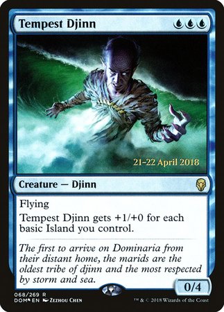 Tempest Djinn [Dominaria Promos] | Fandemonia Ltd