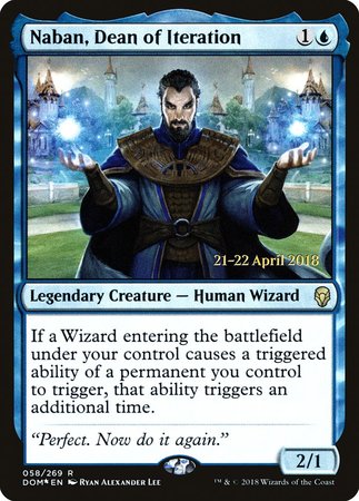 Naban, Dean of Iteration [Dominaria Promos] | Fandemonia Ltd