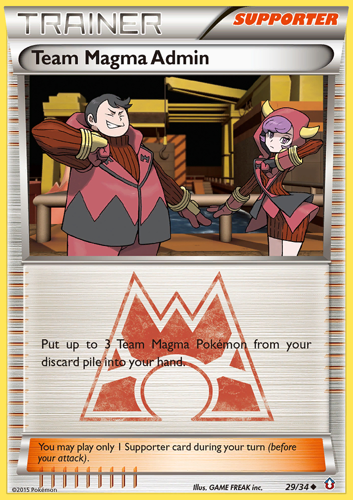 Team Magma Admin (29/34) [XY: Double Crisis] | Fandemonia Ltd