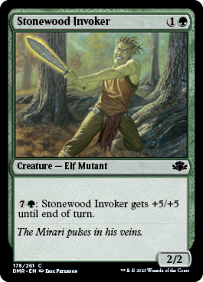 Stonewood Invoker [Dominaria Remastered] | Fandemonia Ltd