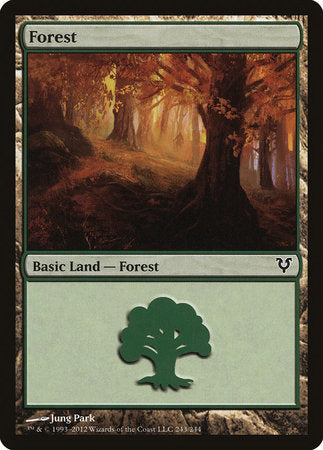 Forest (243) [Avacyn Restored] | Fandemonia Ltd