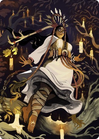 Candlegrove Witch 2 Art Card [Innistrad: Midnight Hunt Art Series] | Fandemonia Ltd