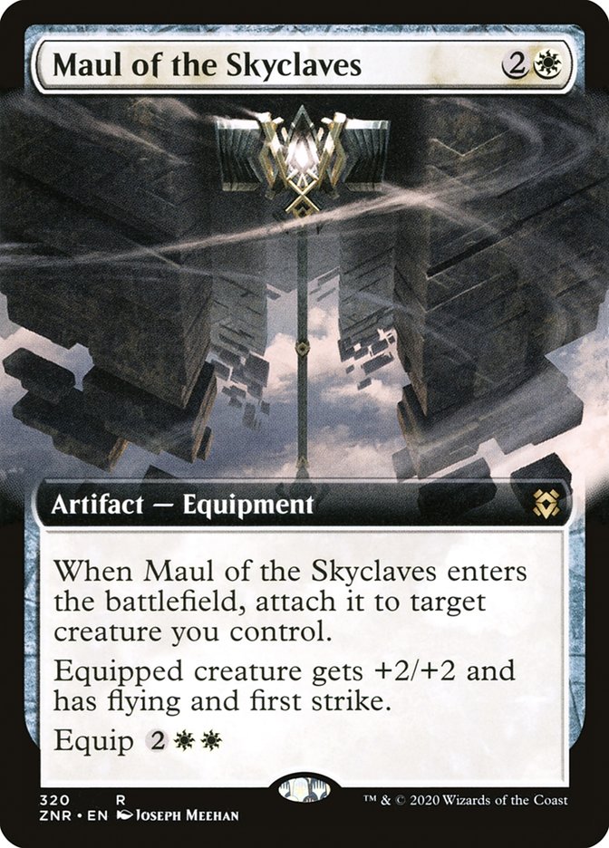 Maul of the Skyclaves (Extended Art) [Zendikar Rising] | Fandemonia Ltd