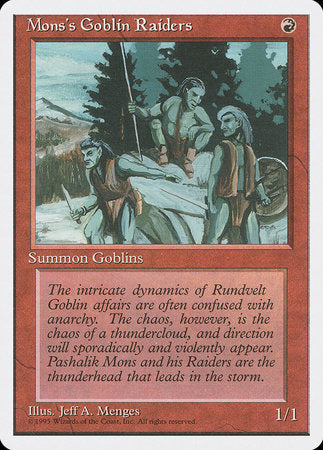 Mons's Goblin Raiders [Fourth Edition] | Fandemonia Ltd