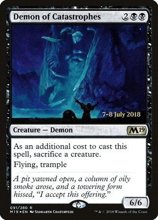 Demon of Catastrophes [Core Set 2019 Promos] | Fandemonia Ltd