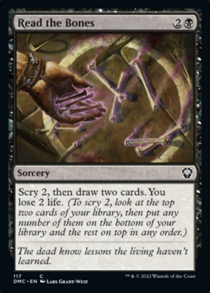 Read the Bones [Dominaria United Commander] | Fandemonia Ltd