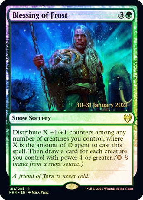 Blessing of Frost  [Kaldheim Prerelease Promos] | Fandemonia Ltd