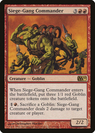 Siege-Gang Commander [Magic 2010] | Fandemonia Ltd