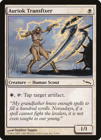 Auriok Transfixer [Mirrodin] | Fandemonia Ltd