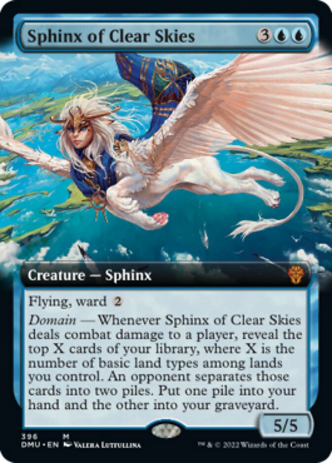 Sphinx of Clear Skies (Extended Art) [Dominaria United] | Fandemonia Ltd
