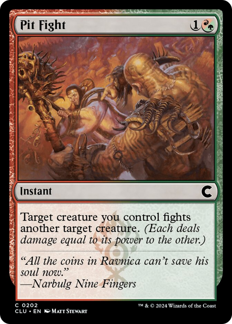 Pit Fight [Ravnica: Clue Edition] | Fandemonia Ltd