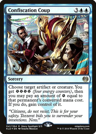 Confiscation Coup [Kaladesh Promos] | Fandemonia Ltd