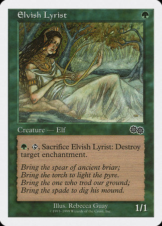 Elvish Lyrist [Battle Royale Box Set] | Fandemonia Ltd
