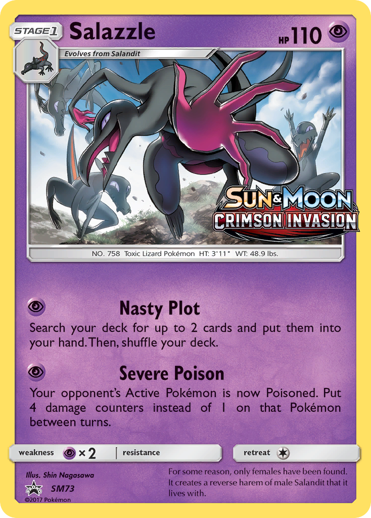 Salazzle (SM73) [Sun & Moon: Black Star Promos] | Fandemonia Ltd