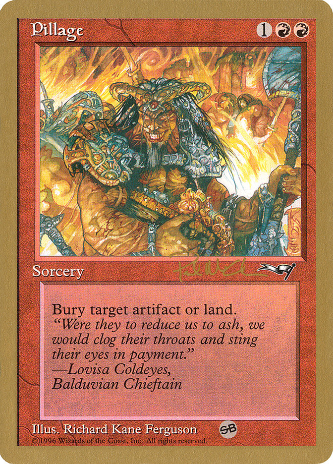 Pillage (Paul McCabe) (SB) [World Championship Decks 1997] | Fandemonia Ltd