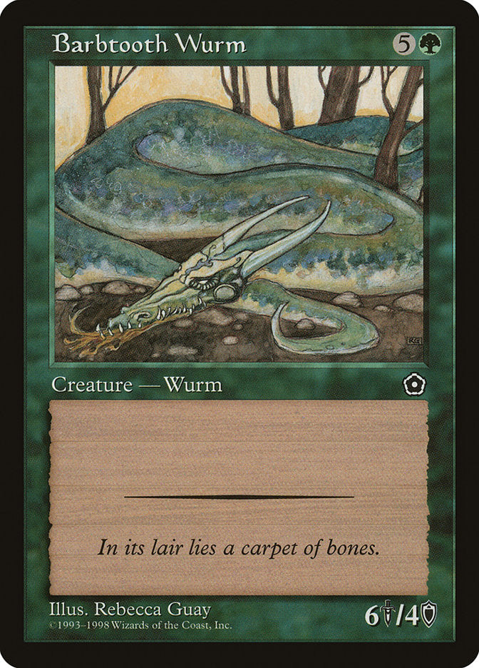 Barbtooth Wurm [Portal Second Age] | Fandemonia Ltd