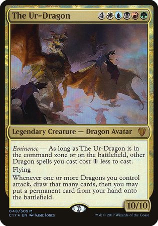 The Ur-Dragon (Commander 2017) [Commander 2017 Oversized] | Fandemonia Ltd