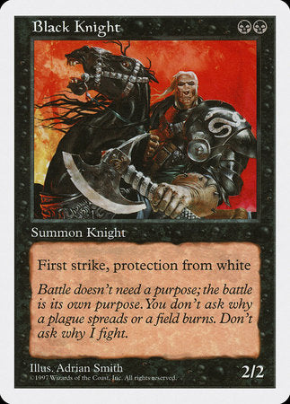 Black Knight [Fifth Edition] | Fandemonia Ltd