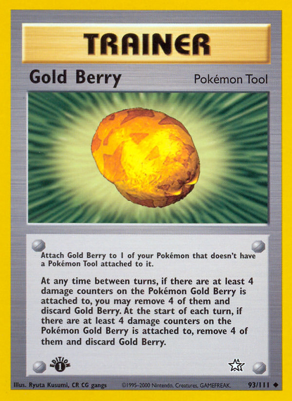 Gold Berry (93/111) [Neo Genesis 1st Edition] | Fandemonia Ltd