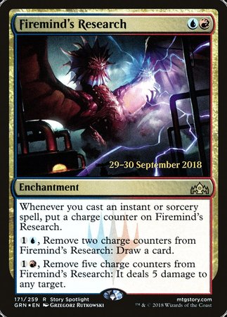 Firemind's Research [Guilds of Ravnica Promos] | Fandemonia Ltd