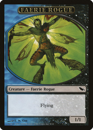 Faerie Rogue Token (Blue/Black) [Shadowmoor Tokens] | Fandemonia Ltd