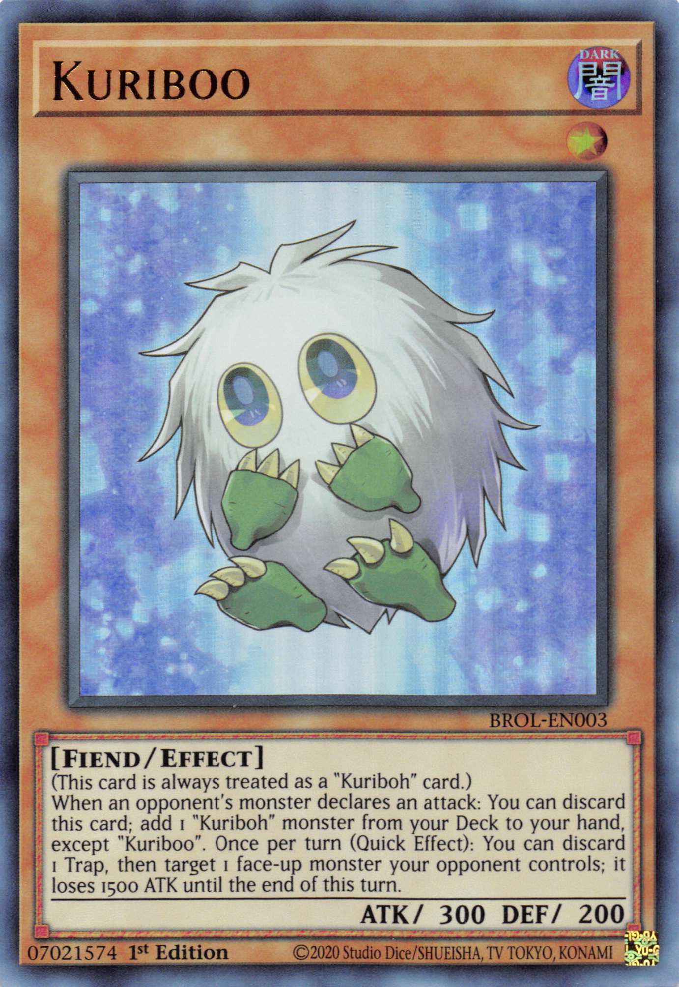 Kuriboo [BROL-EN003] Ultra Rare | Fandemonia Ltd