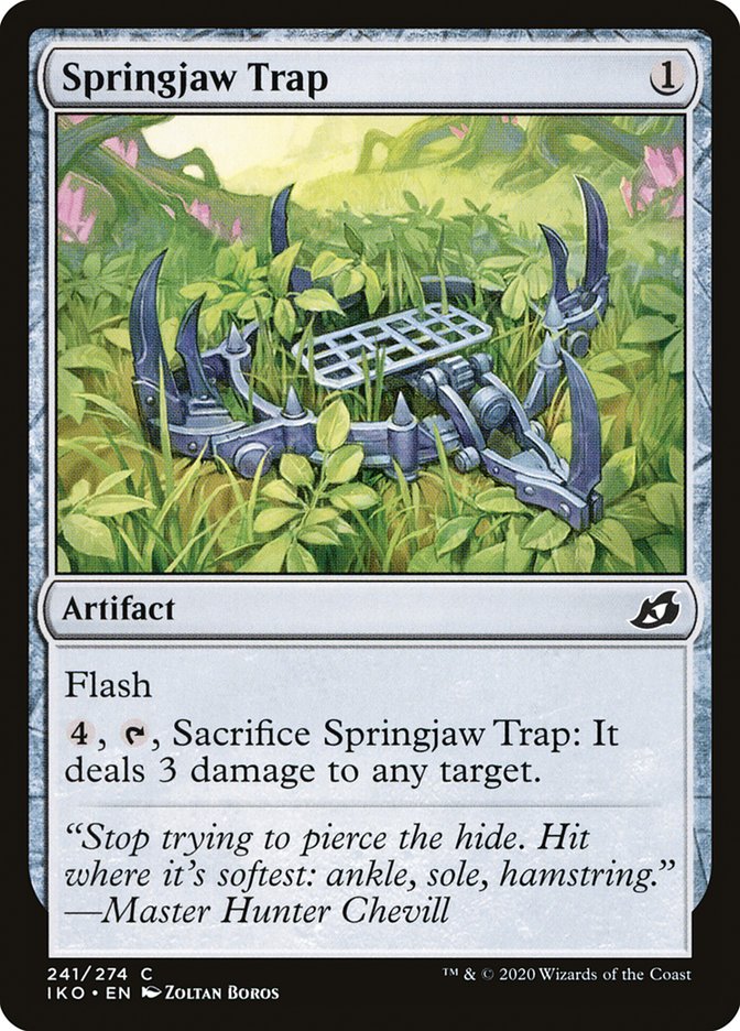 Springjaw Trap [Ikoria: Lair of Behemoths] | Fandemonia Ltd