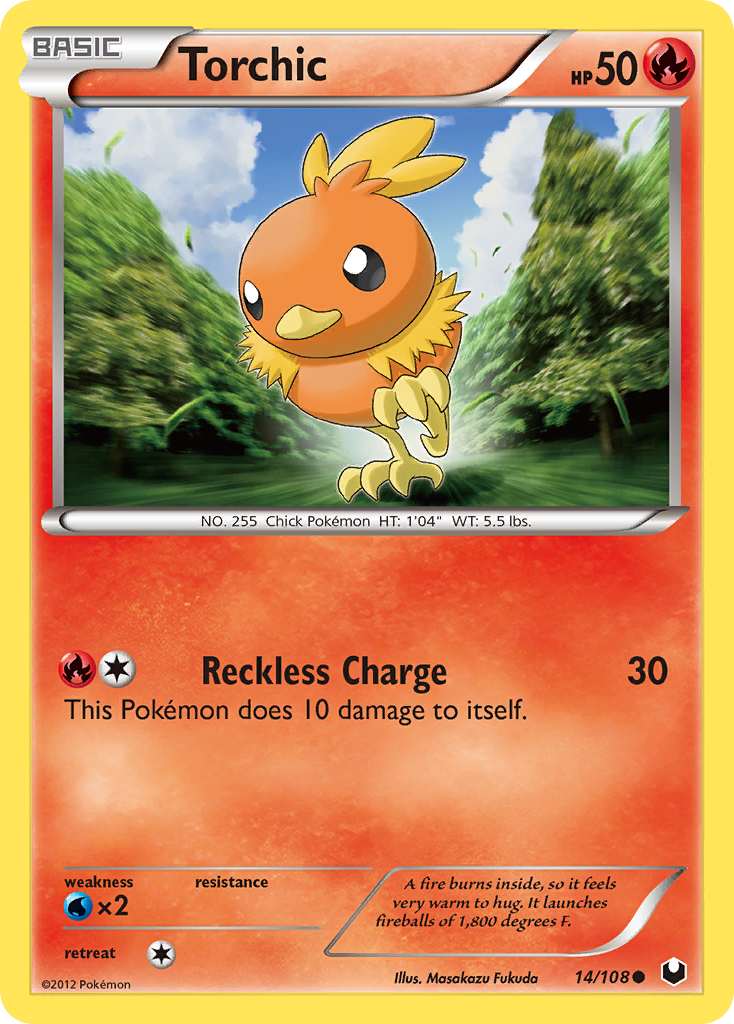 Torchic (14/108) [Black & White: Dark Explorers] | Fandemonia Ltd