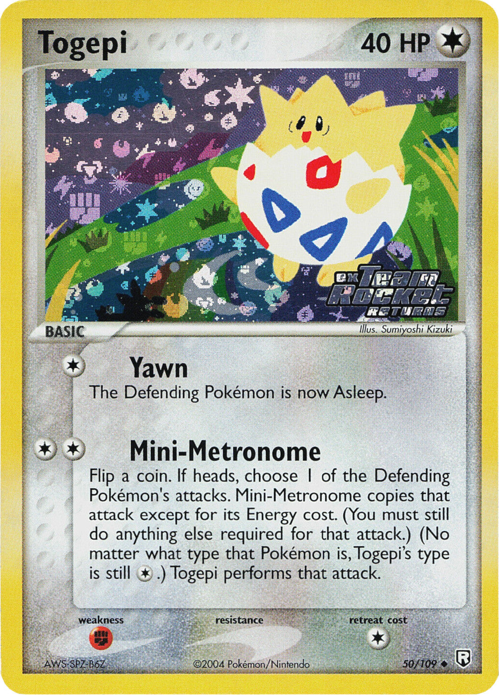 Togepi (50/109) (Stamped) [EX: Team Rocket Returns] | Fandemonia Ltd