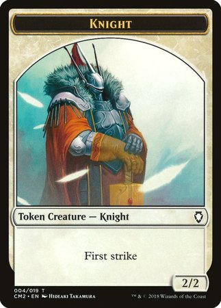 Knight Token [Commander Anthology Volume II Tokens] | Fandemonia Ltd