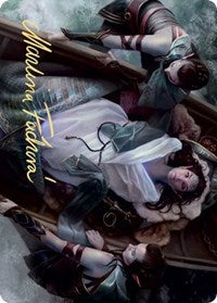 Return Upon the Tide Art Card (Gold-Stamped Signature) [Kaldheim: Art Series] | Fandemonia Ltd
