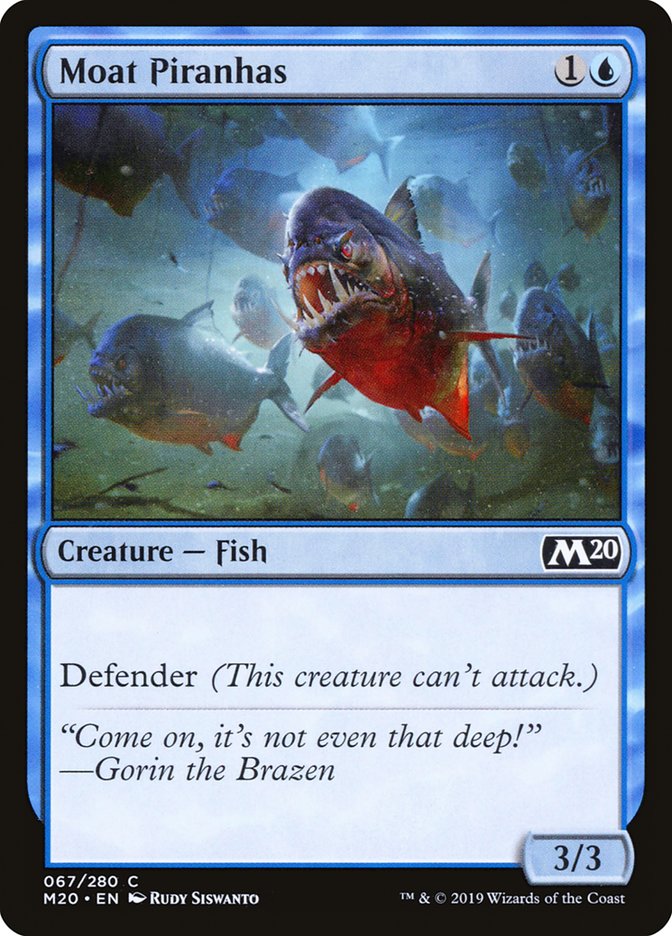 Moat Piranhas [Core Set 2020] | Fandemonia Ltd