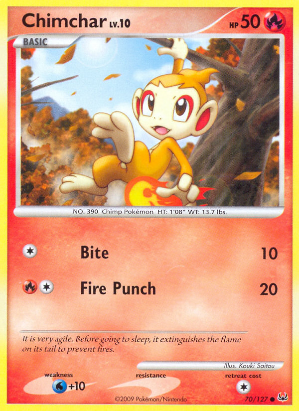 Chimchar (70/127) [Platinum: Base Set] | Fandemonia Ltd