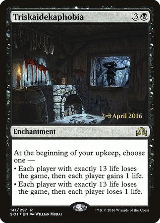 Triskaidekaphobia [Shadows over Innistrad Promos] | Fandemonia Ltd