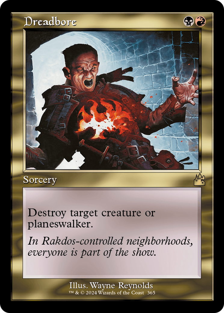 Dreadbore (Retro Frame) [Ravnica Remastered] | Fandemonia Ltd